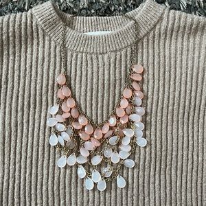 FREE with purchase! Pink Statement Necklace